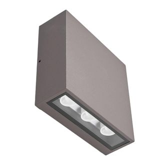 Lucande Lucande - L&aacute;mpara De Pared Led Exterior trixy En Negro Aluminio