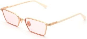 Gast Matte Goud Stijlvol Aurea Sieraden - unisex - Zonnebrillen - Roze - 56 MM - Accessoires