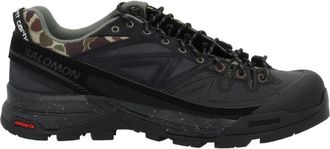 Salomon Black Lace-up Sneakers