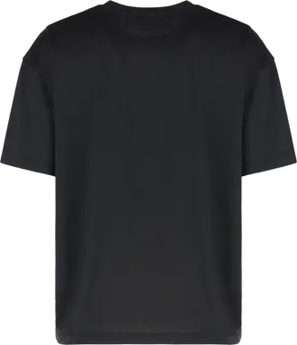 Toteme Womens T-Shirt Cotton Blend Black Lyocell T-Shirts & Jerseys