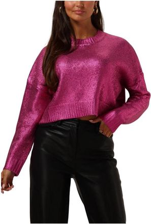 Refined Department Paarse Sweater MAY - Dames - Sweatshirts - Paars - L - Hoodies & sweatvesten