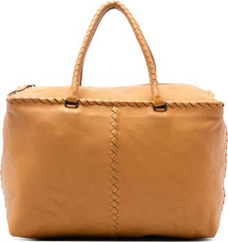 Bottega Veneta Pre-owned Bottega Veneta Intrecciato Trimmed Cervo Tote C2ZBP4VUDSFKTIU1
