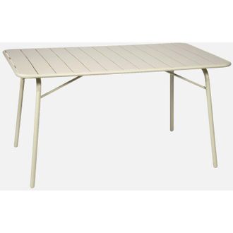 Sweeek Tavolo da giardino pieghevole in metallo 6 posti, 140cm