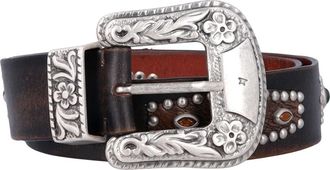 Golden Goose Lace Riem - Dames - Riemen - Bruin - 90 CM - Leer - Accessoires