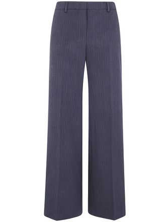 Seventy Trousers Pinstripe Tailored Trousers