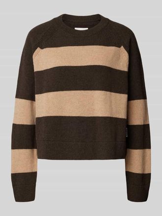 Armedangels Armedangels Strickpullover mit gerippten Abschl&uuml;ssen Modell DILIRIAA in Hellbraun, Gr&ouml;&szlig;e XL