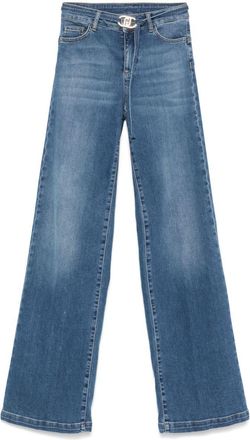 Liu Jo Long Stretch Jeans With Logo Belt
