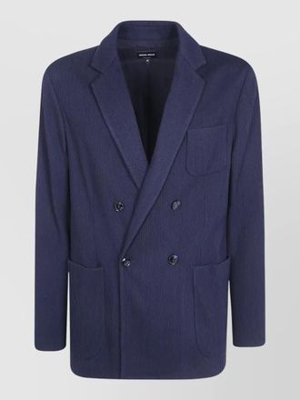 Giorgio Armani cashmere double breasted suit jacket