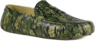 Floafers Country Club Driver Loafer in Camo Quilt/Olive at Nordstrom Rack, Size 11