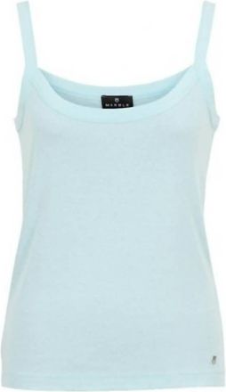 Marble Scotland Womens Sleeveless Tank Top In Powder Blue