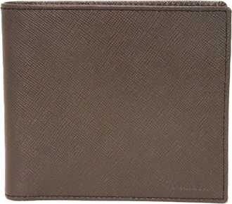 Prada Saffiano Brown Saffiano Wallet (Bi-Fold) (Pre-Owned)