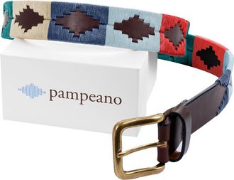 Pampeano Multi Belt in Brown/navy/red/blue/cream at Nordstrom, Size 36