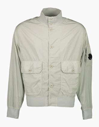 C.P. Company Mens Chrome-R Lens Bomber Jacket - Blue Fox - Size: 40/Regular