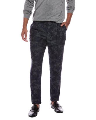 Slowear Slowear Linen-Blend Single Pleat Regular Fit Pant