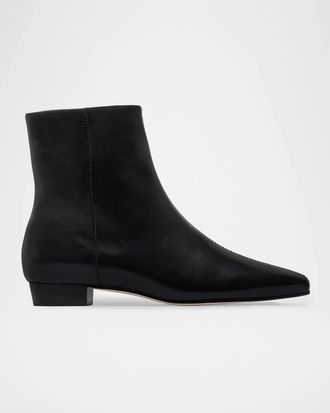 Bernardo Rema Leather Ankle Booties