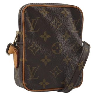 Louis Vuitton Danube Limited Edition Comic Trunk Printed Monogram Eclipse Canvas Brown Canvas Handbag (Pre-Owned)