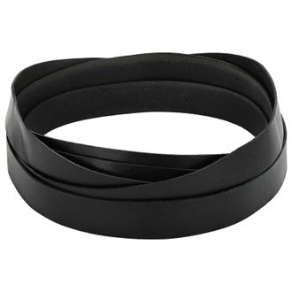 vidaXL Correa De Cuero Negro 1000 X 2,5 Cm Cuero Vidaxl