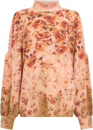 Alberta Ferretti Dames, Truien, Veelkleurig, Maat: XL Wol