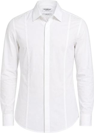 Dondup Camicia - Heren - Zakelijke Overhemden - Wit - L - Overhemden