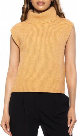 Alexia Admor Jaylani Sleeveless Turtleneck Sweater in Camel at Nordstrom Rack, Size X-Small
