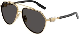 Dolce & Gabbana DG2315 02/87 Mens Sunglasses Gold Size 62