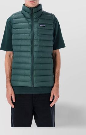 Patagonia insulated high neck vest pockets