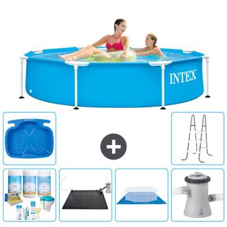 Intex Piscina Con Estructura Redonda - 244x51 Cm - 7-piezas S20990