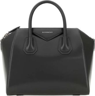 Givenchy Kleine Antigona leren shopper - Grijs