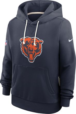 Nike Chicago Bears Sideline Nike Womens Dri-FIT NFL Pullover Hoodie in Blue | 03C341L7Q-A0M