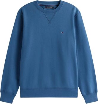 Tommy Hilfiger Sweater met geborduurd logo - Blauw