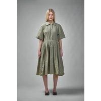 Jil Sander Pleated Shirt Dress