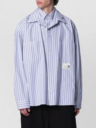 Miharayasuhiro striped shirt button down collar chest pockets