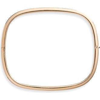 Roberto Coin Square Bangle Bracelet in Rose Gold at Nordstrom, Size 7 In