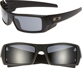 Oakley Gascan 60mm Sunglasses in Matte Black/Grey at Nordstrom