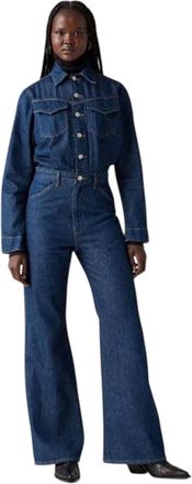 Levi's Dames/Dames Denim Jumpsuit (Blauw)