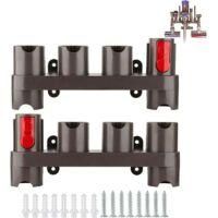 OEM Soporte Para Accesorios Para Aspiradoras Dyson V7 V8 V10 V11 Sv10 Sv11, 10 Compartimentos De Almacenamiento, Paquete De 2 - Crezuo