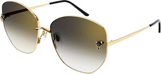Cartier Sunglasses, female, Yellow, Size: 62 MM Panth&egrave;re Sunglasses