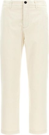 Department Five White Classic Straight Pants