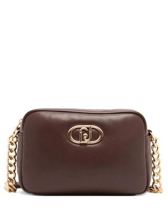 Liu Jo medium LaPuffy logo-plaque chain-strap cross body bag - Brown