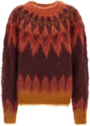 Isabel Marant Isabel Marant, Round-neck Knitwear, female, Multicolor, Size: XS Natania Jersey