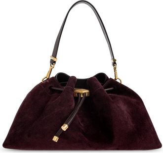 Jimmy Choo London Tassen, Dames, Rood, ONE Size, Leer, Bon Bon Bucket Bag