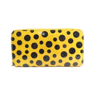 Louis Vuitton Jaune Yellow Leather Long Wallet (Bi-Fold) (Pre-Owned)
