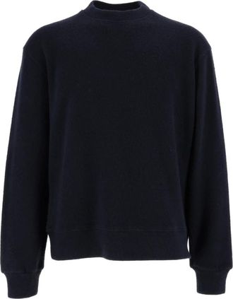 Circolo 1901 Felpa Girocollo Knit - Heren - Sweatshirts - Blauw - L - Katoen - Hoodies & sweatvesten