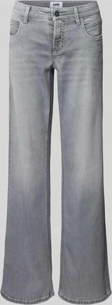 Cambio Cambio Wide Fit Jeans mit Eingrifftaschen Modell TESS in Hellgrau, Größe 40