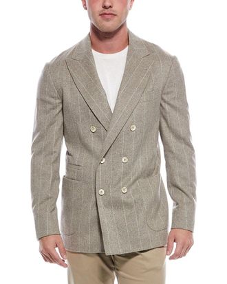 Brunello Cucinelli Wool & Cashmere-Blend Blazer
