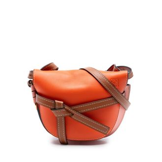 Loewe Pre-owned LOEWE Small Tricolor Leather Gate Crossbody Ladies MHJQ6U9UQFEK9LZE