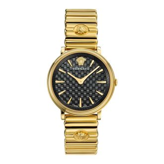 Versace Armbanduhr - Dames - Horloges - Geel - ONE Size - Accessoires