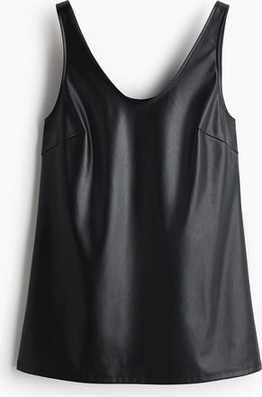 H&M Tanktop mit Coating - Schwarz