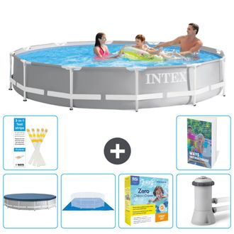 Intex Piscina Prism Frame Redonda - 366x76 Cm - 7-piezas S24