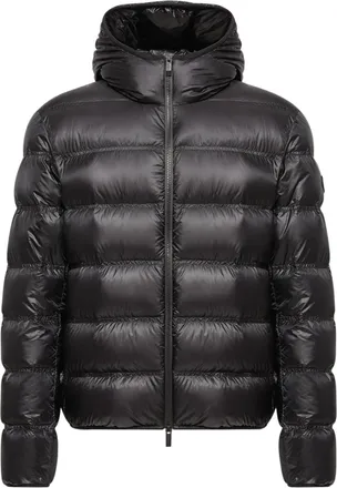 Moncler Moncler Guadiana Hooded Down Jacket, Men, Black, Size: 0